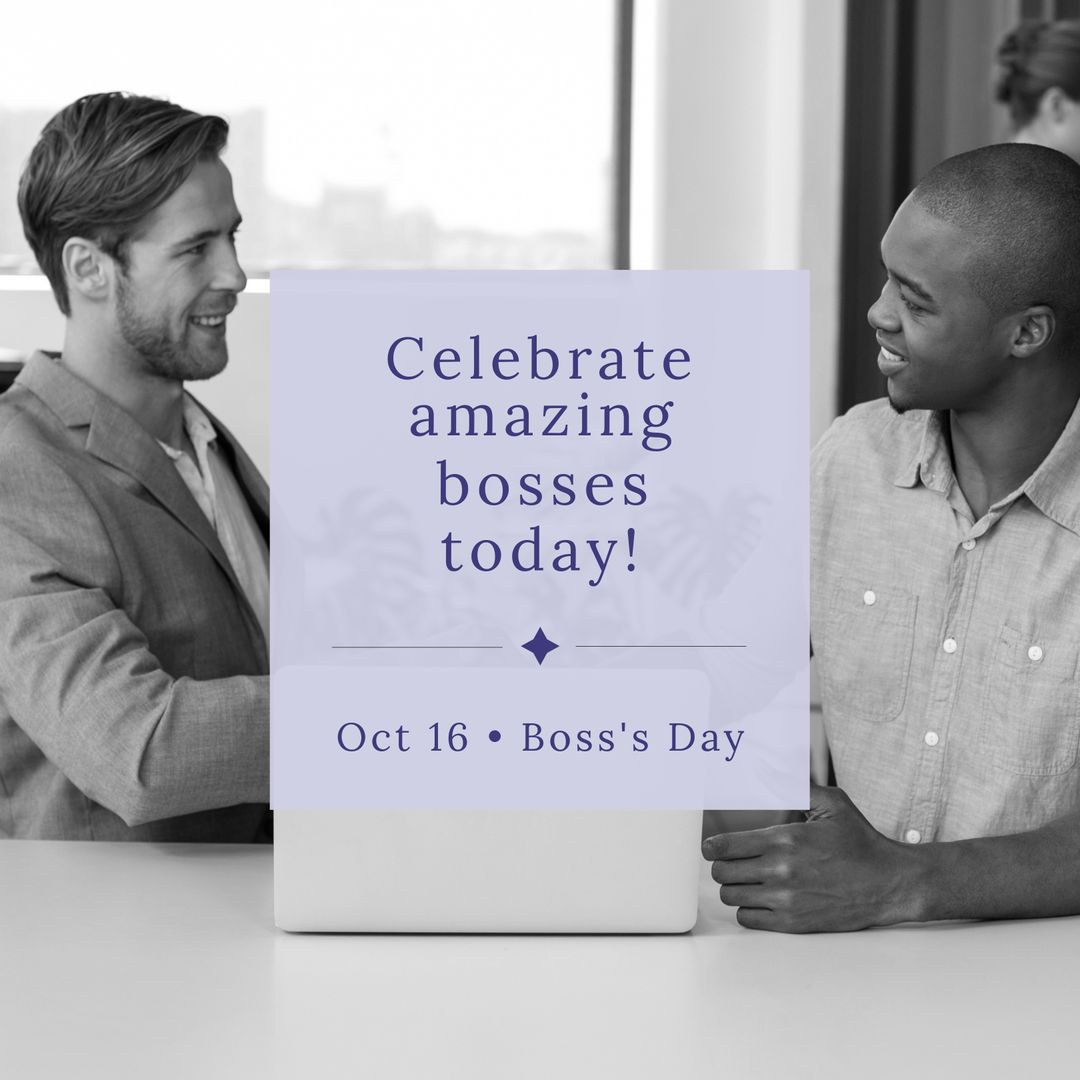 Celebrate Boss's Day with Diverse Business Team