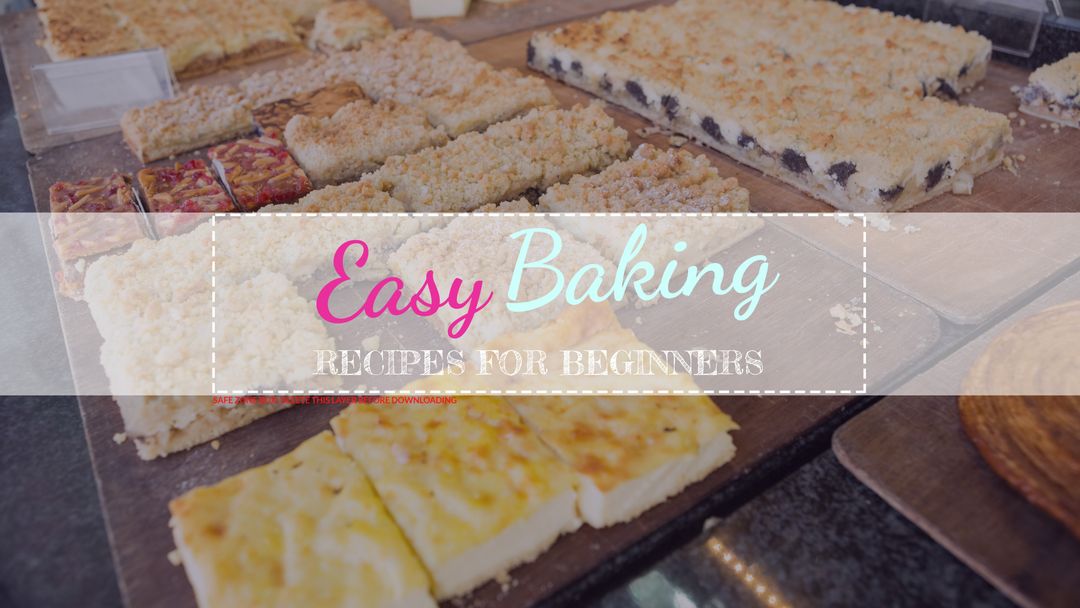 Assortment of Freshly Baked Treats Emphasizing Easy Baking Recipes
