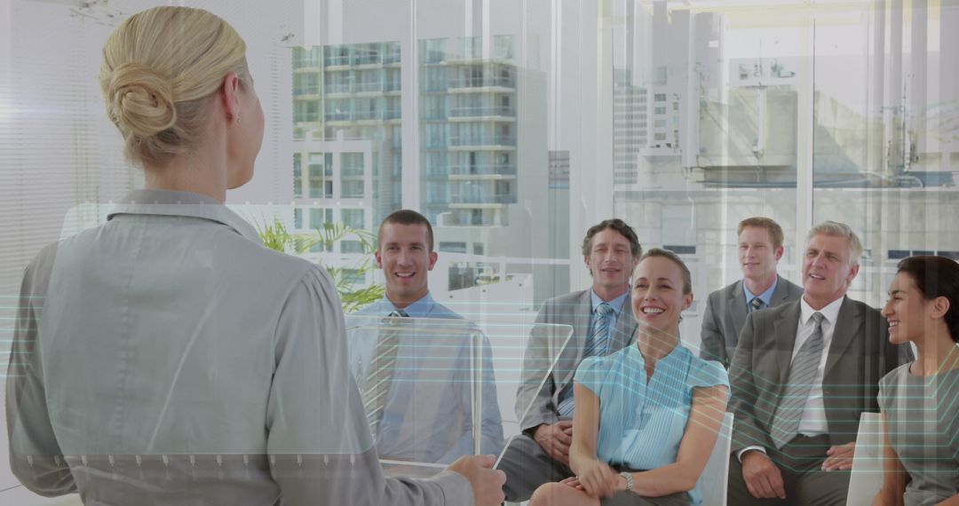 Business Conference Presentation With Engaged Professionals