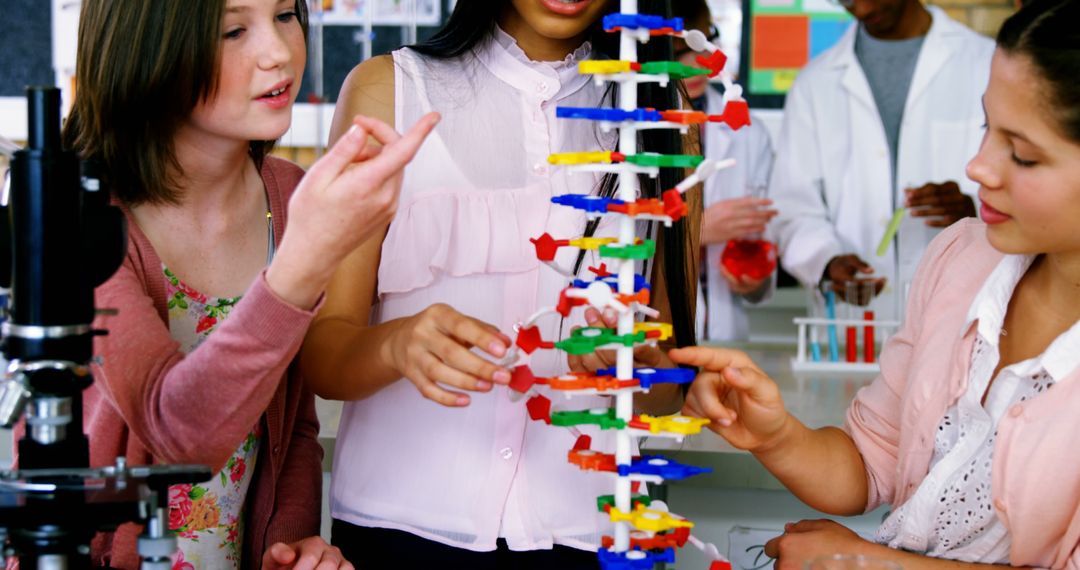 Students Engaged in Education Science Experiment