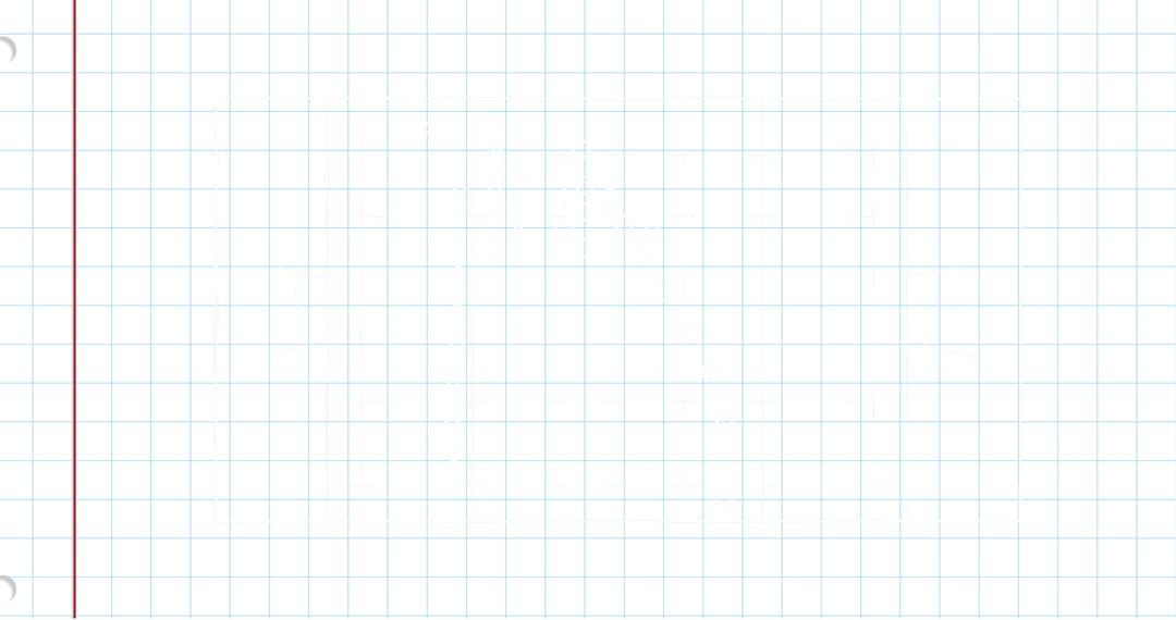 Moving Mathematical Formulas on Graph Paper Background