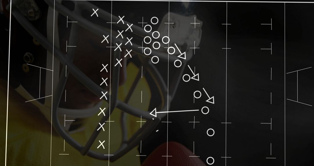 Football Strategy and Teamwork Illustrated with Strategy Diagram