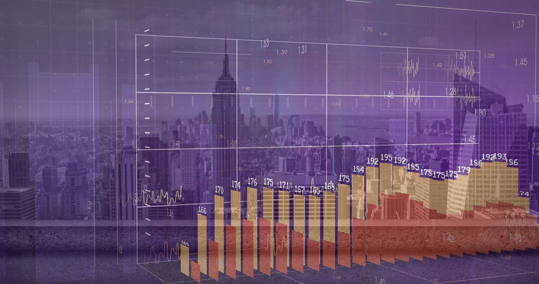 Urban Skyline with 3D Data Visualization and Analytics