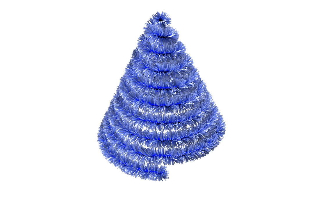 Transparent Tinsel Christmas Tree Overlay Decor