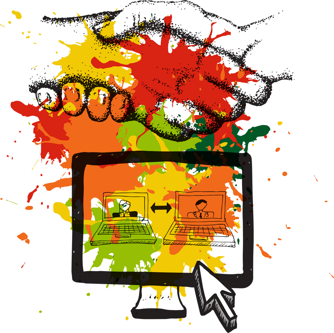 Transparent Business Connection Concept Vector Illustration