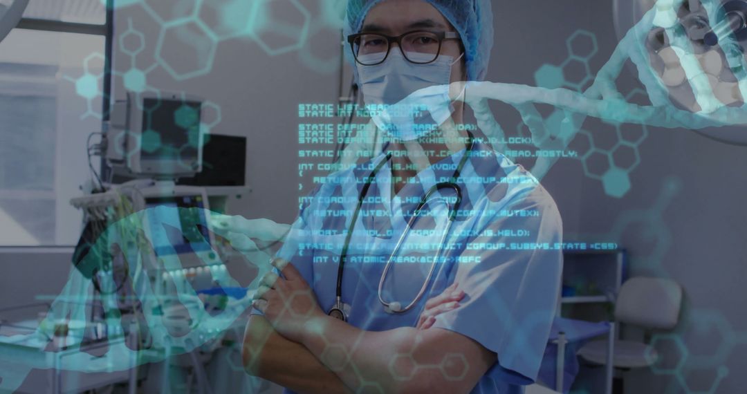 Futuristic Surgeon and DNA Data Interface for Modern Medical Solutions