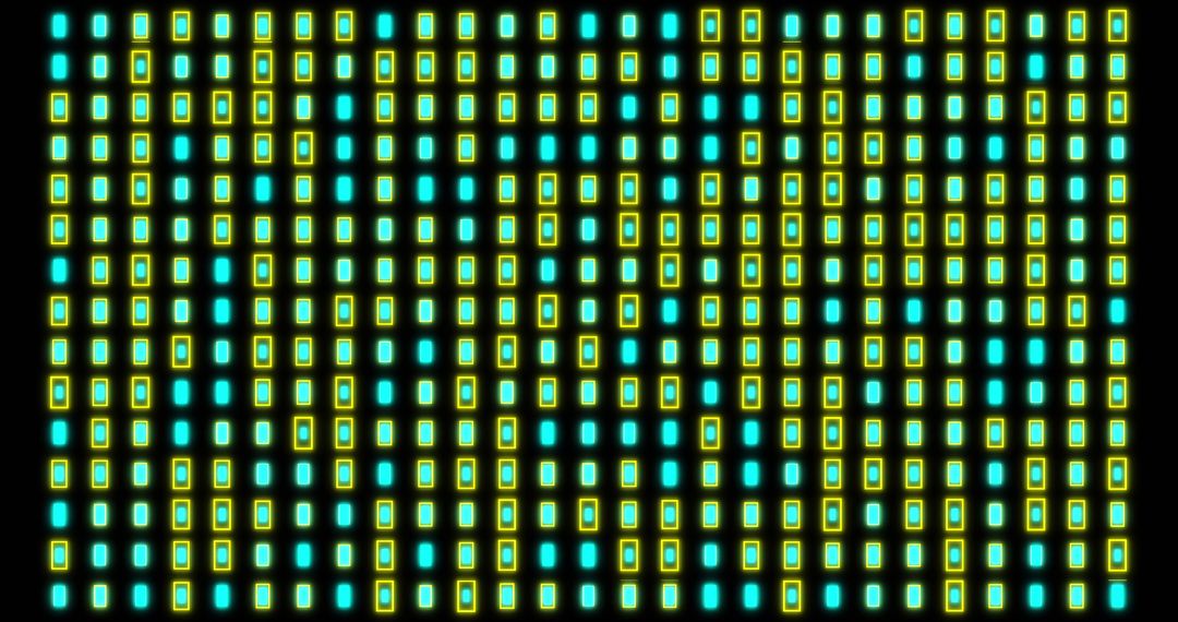 Vibrant Geometric Pattern of Changing Colors