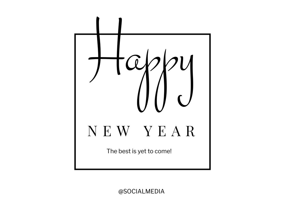 Elegant New Year Celebration Message in Stylish Script - Download Free Stock Images Pikwizard.com