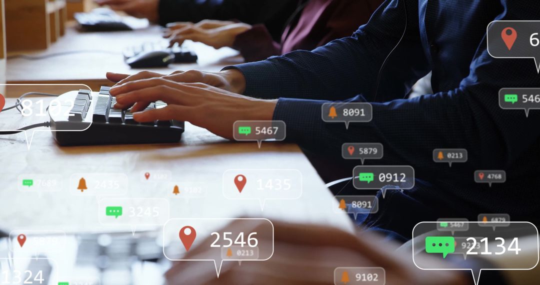 Diverse Team Engaging in Global Digital Communication