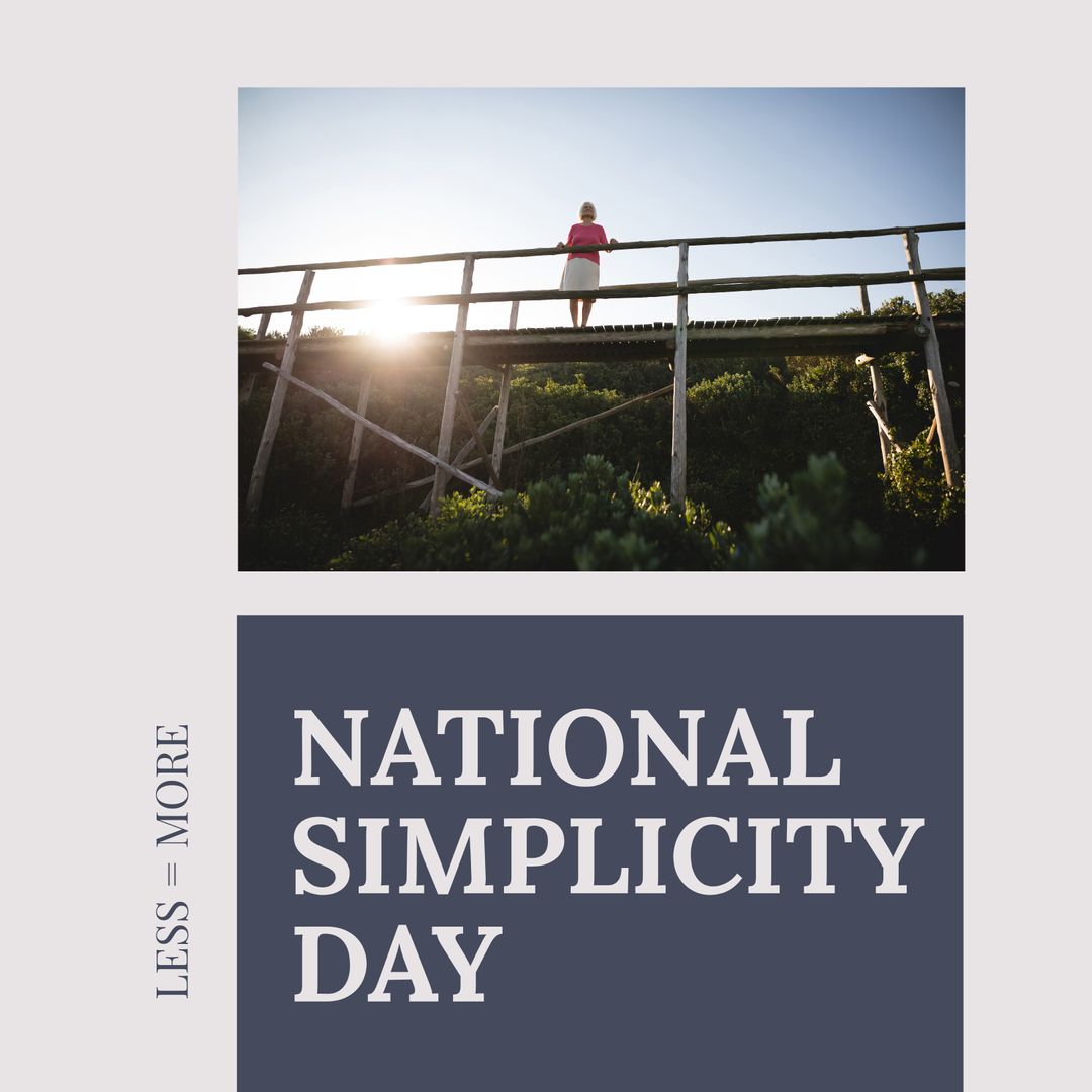 Celebrating National Simplicity Day with Nature Serenity Scene