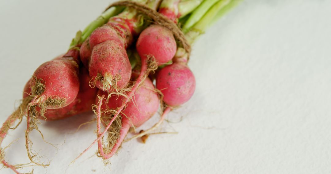 Close-Up of Fresh Red Beetroots on White Background