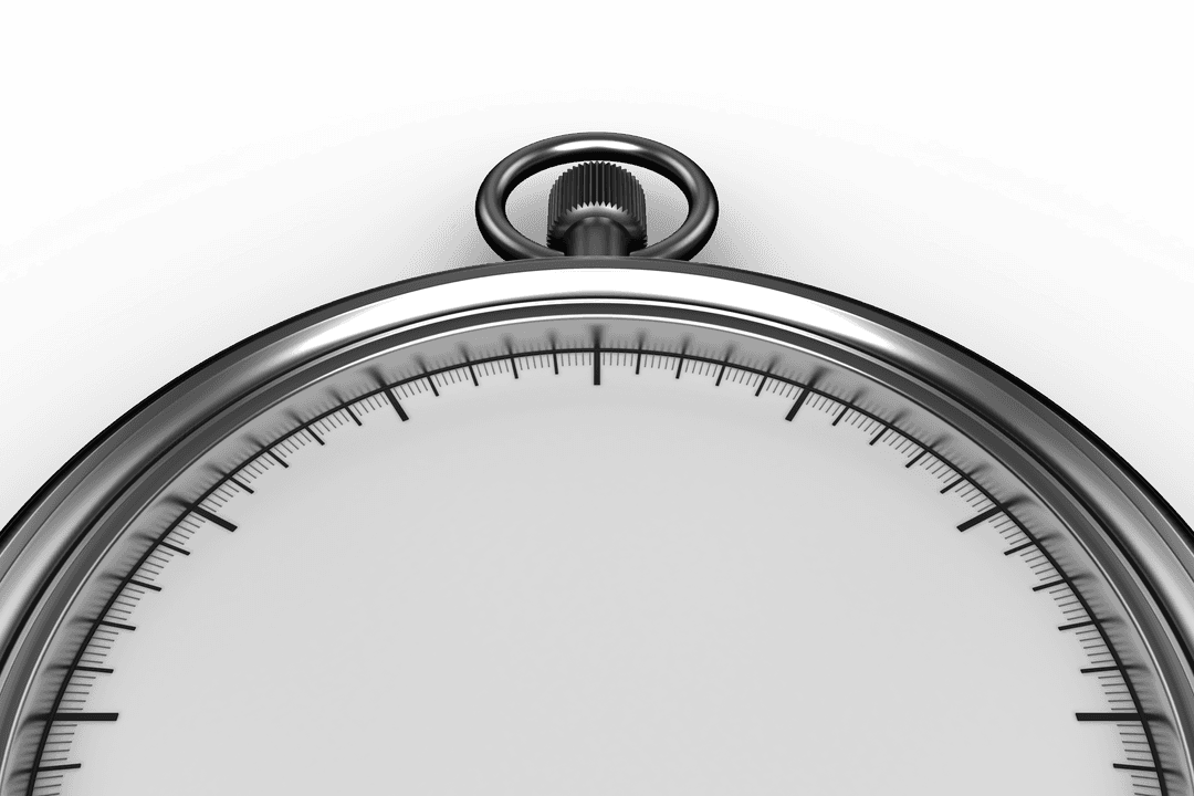 Blank Pocket Watch Offering a Transparent Design Concept