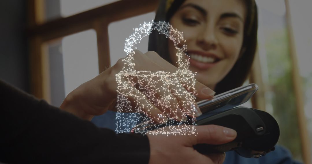 Secure Payment with Digital Technology Concept