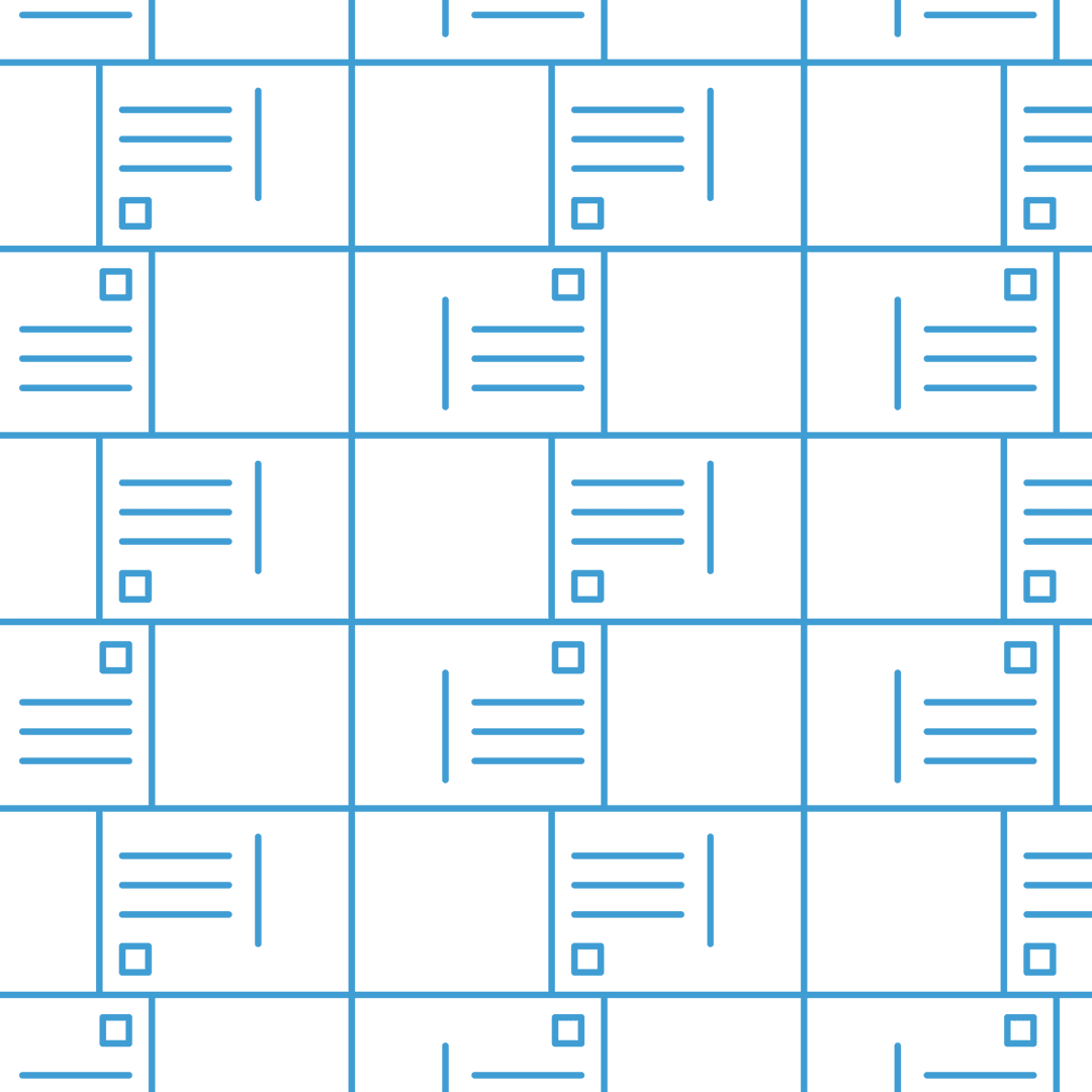 Seamless Blue Geometric Pattern on Transparent Background Vector