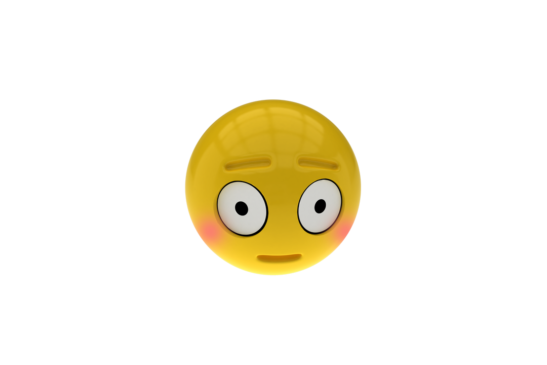 3D Transparent Surprise Smiley Face on Clear Background - Download Free Stock Images Pikwizard.com