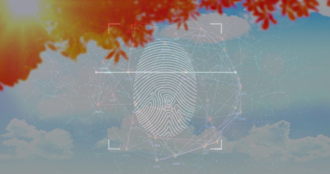 Fingerprint Scanner Technology in Nature Scene