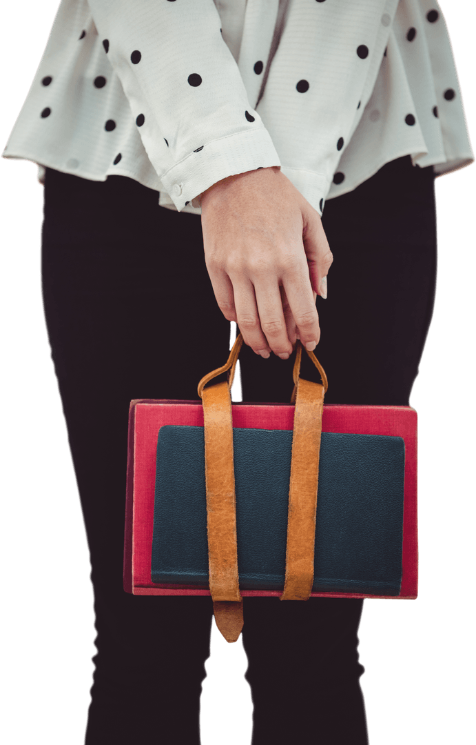 Transparent Book Belt Featuring Stylish Grip