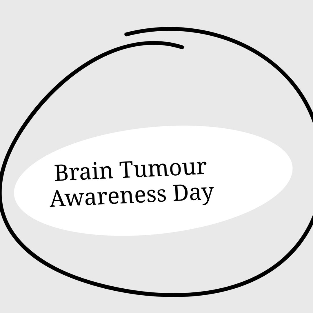 Minimalist Brain Tumor Awareness Day Illustration
