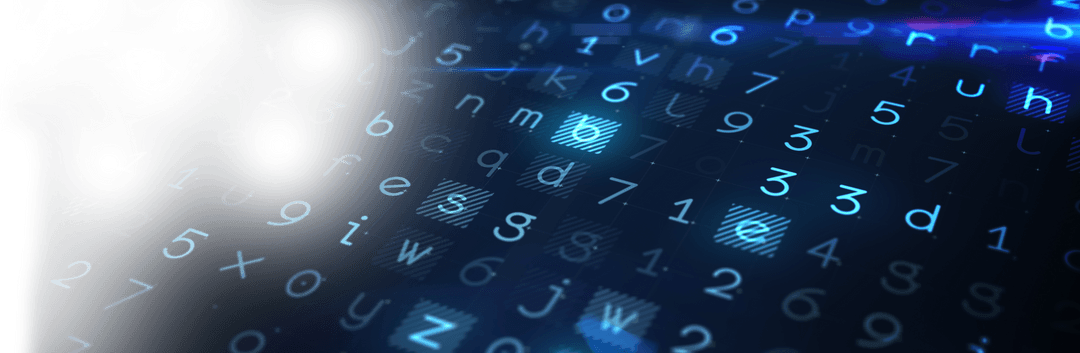 Vibrant Transparent Alphabets and Numbers Background