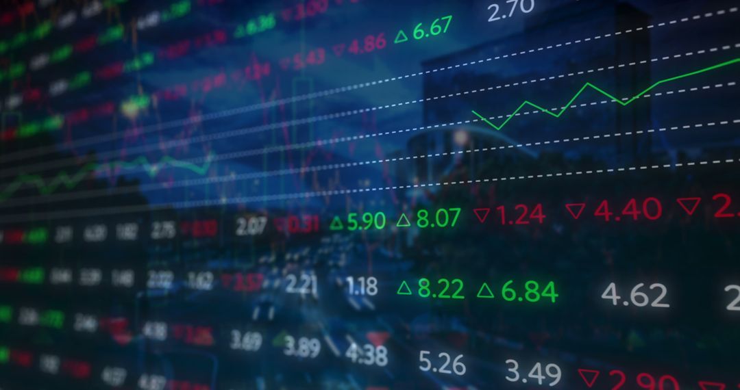 Dynamic Stock Market Trends with Urban Landscape