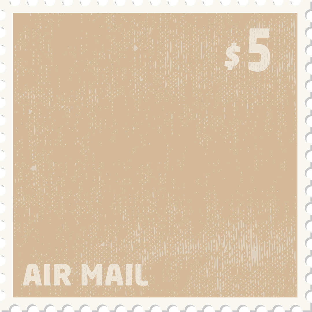 Transparent Beige Air Mail Stamp With Copy Space for Custom Writing - Download Free Stock Images Pikwizard.com