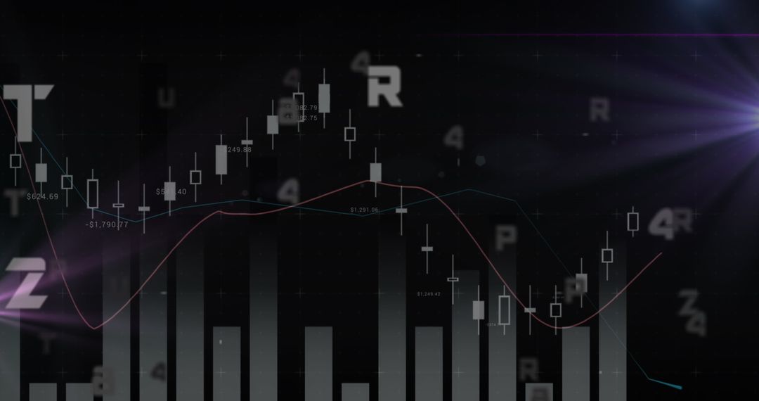 digital financial data visualization with graphs and charts in background - Free Images, Stock Photos and Pictures on Pikwizard.com
