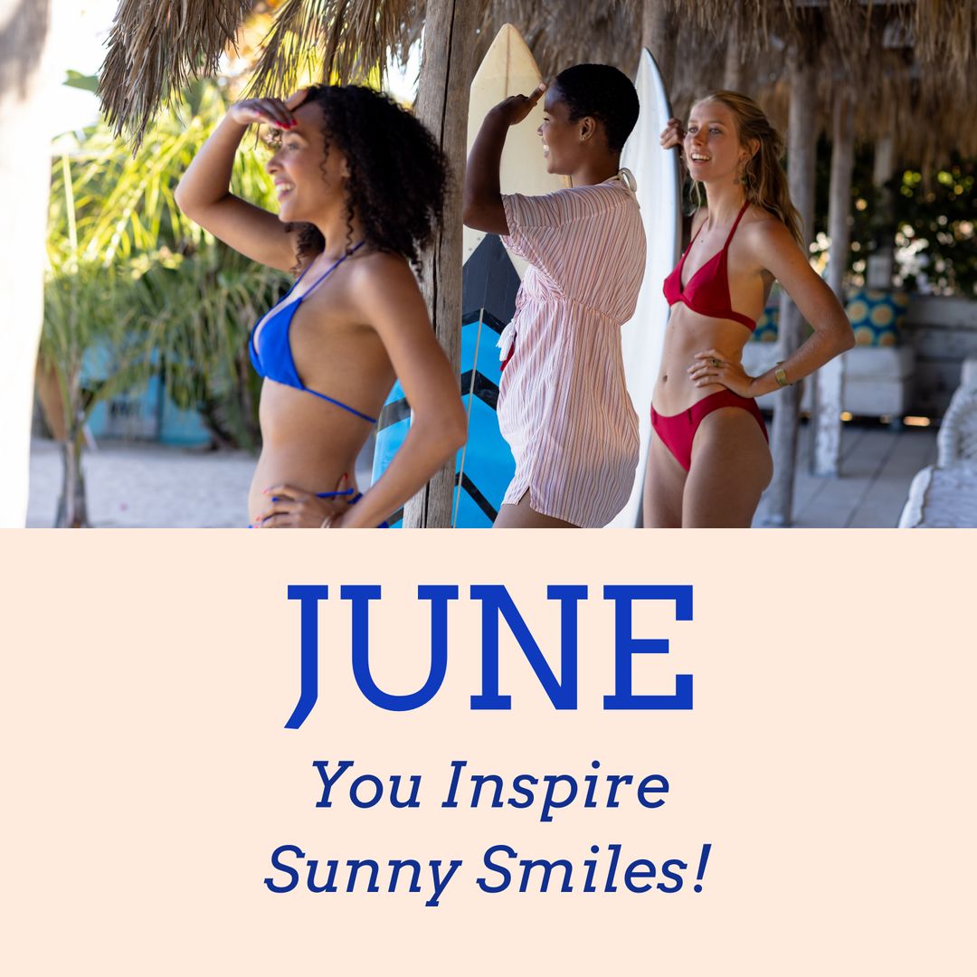 Diverse Women Enjoying Sunny Summer Getaway