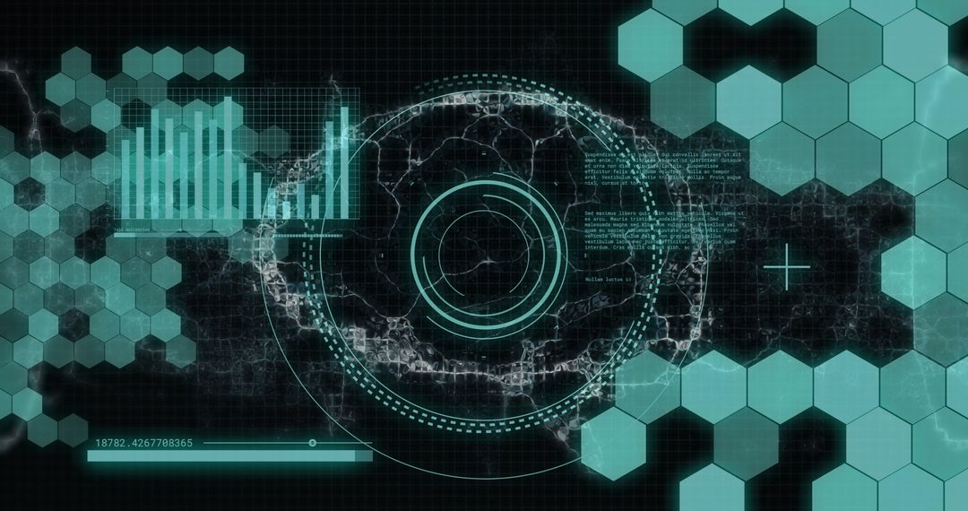 Innovative Digital Brain Processing Visualization in Sci-Fi Style