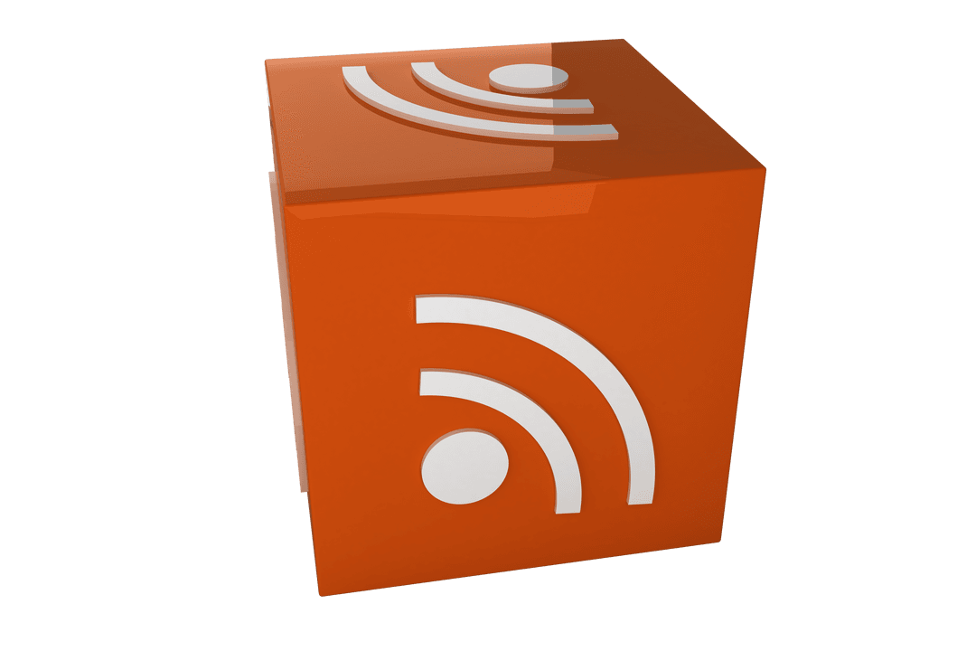 Transparent Cube Icon with Wireless Network Signal Display - Download Free Stock Images Pikwizard.com