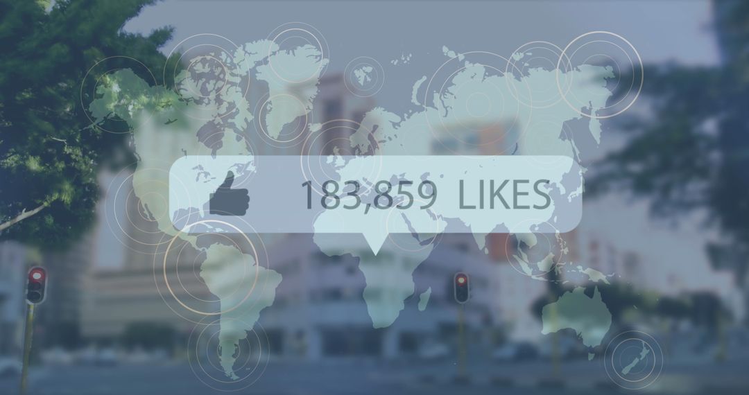 Social Media Influence on Global Connectivity Concept