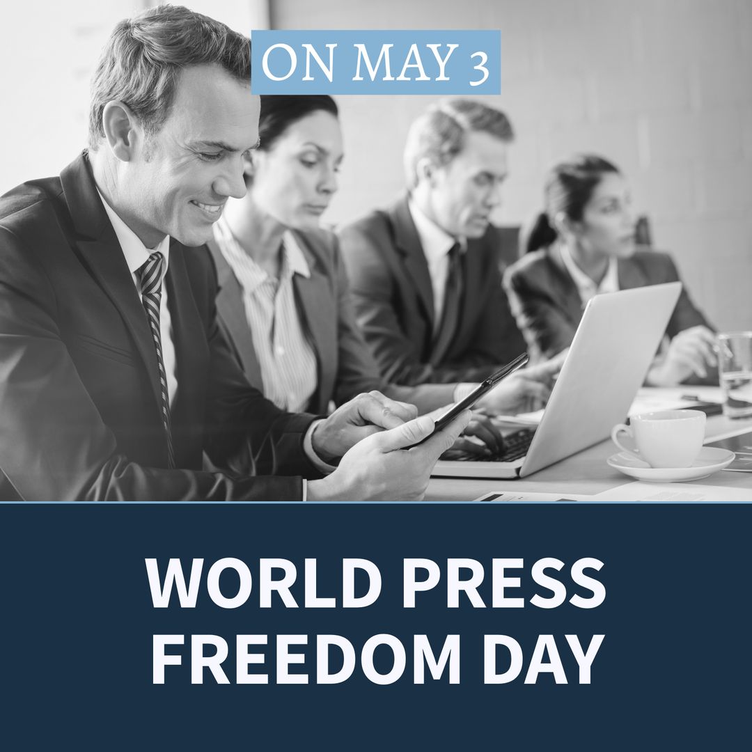 World Press Freedom Day Celebration at Office with Professionals
