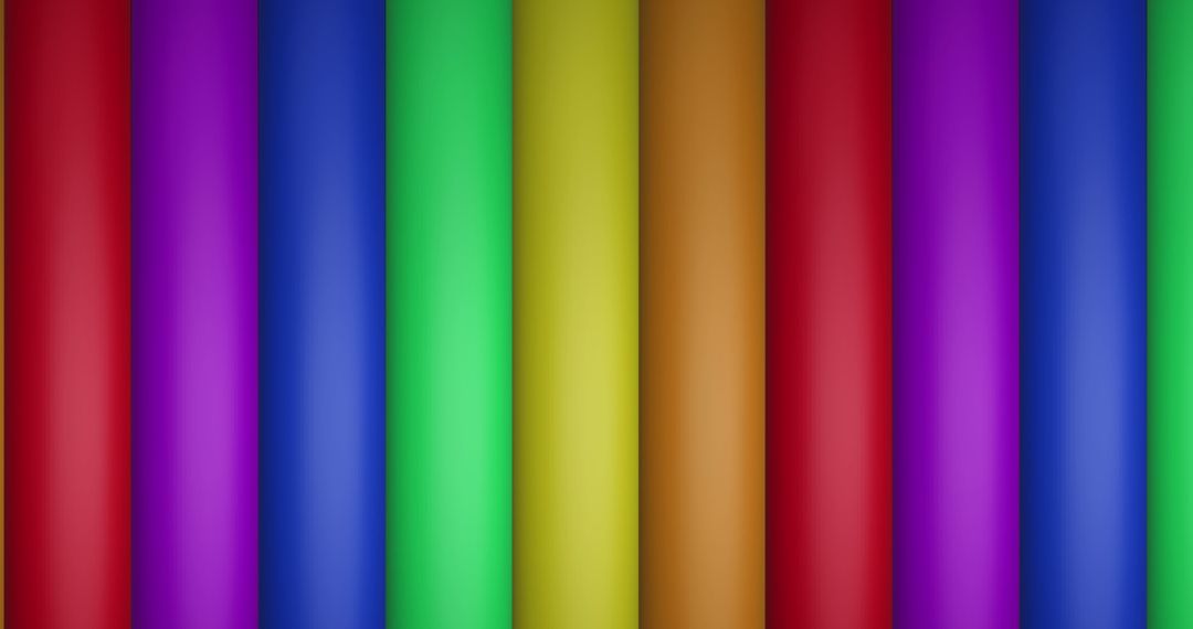 Colorful Vertical Stripes Expressing Diversity and Unity