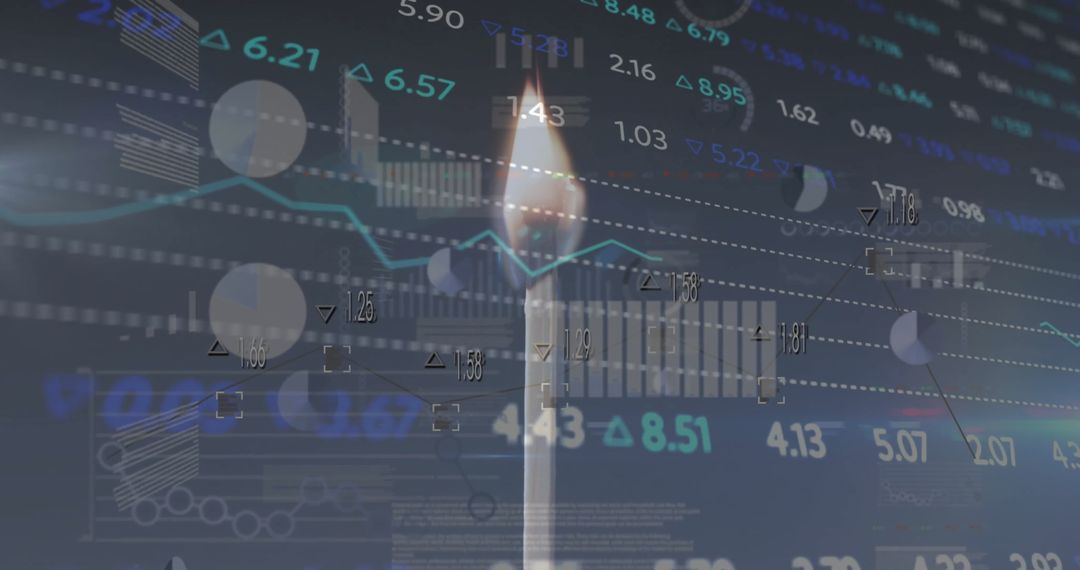 Financial Data Analytics with Symbolic Burning Candle