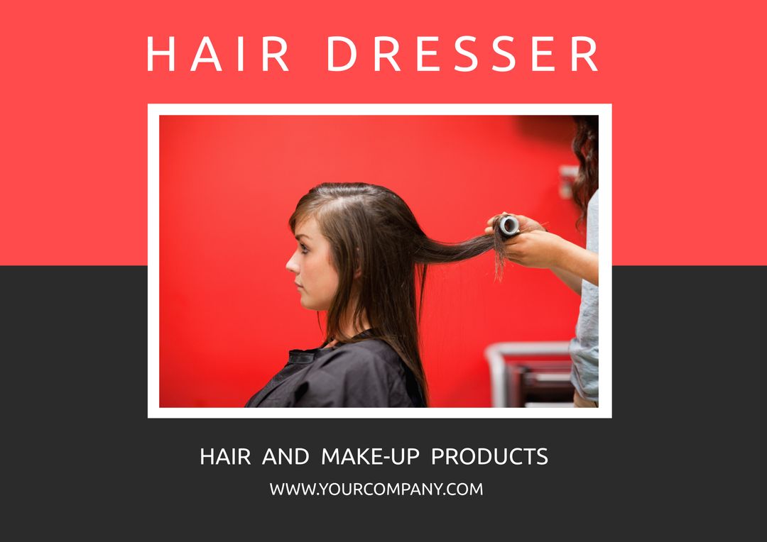 Stylish Hairdressing and Beauty Service Promotion