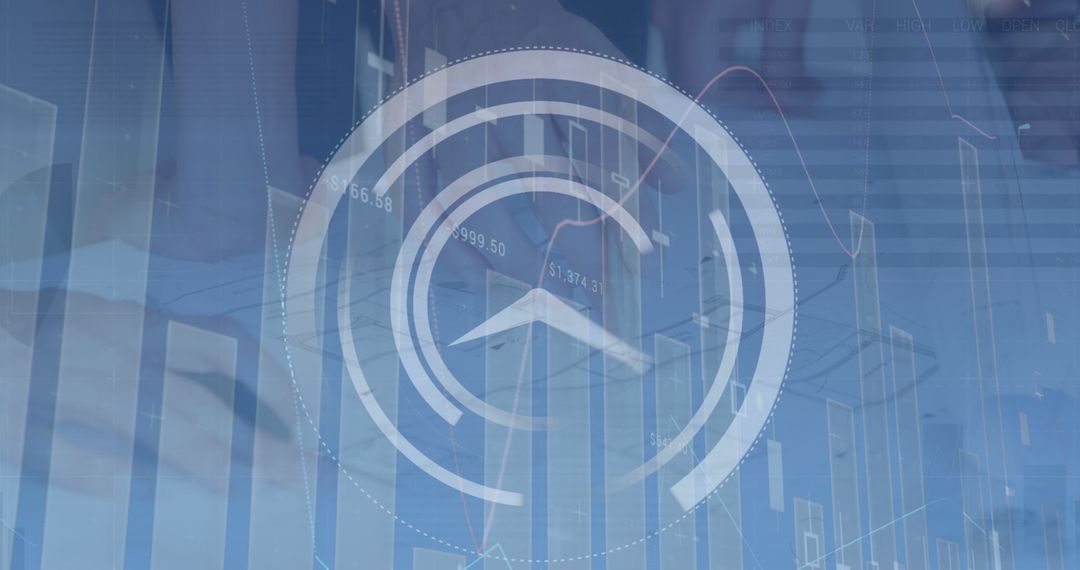 Digital Interface with Data Analytics Overlaid on Businessman - Free Images, Stock Photos and Pictures on Pikwizard.com