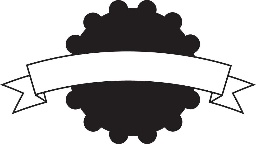 Transparent Blank Award Ribbon Vector With Text Banner