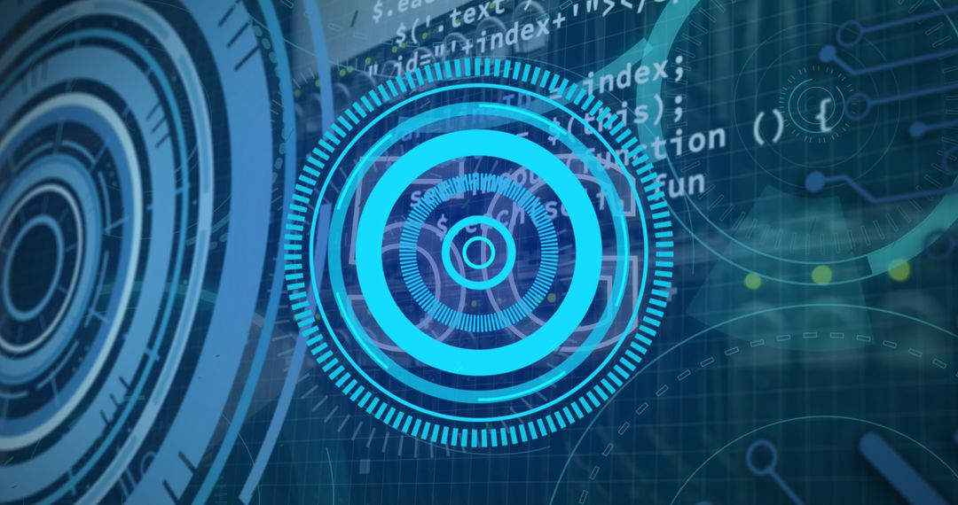 futuristic digital interface with coding elements - Free Images, Stock Photos and Pictures on Pikwizard.com