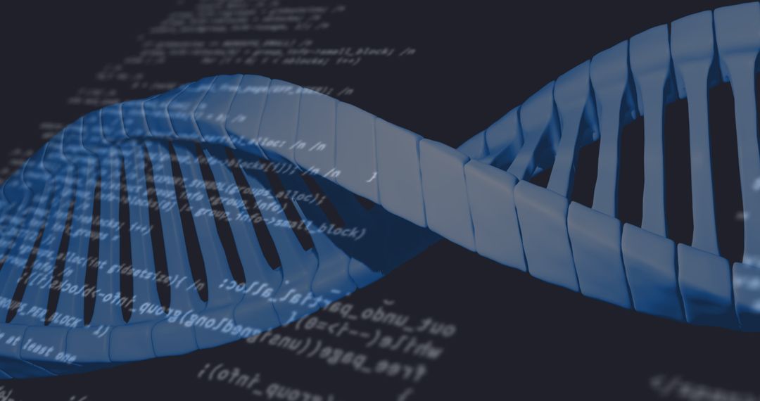 Digital Interface of DNA Strand with Data overlay