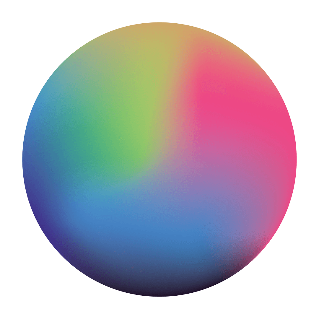 Colorful Gradient Circle with Smooth Color Transitions on Transparent Background - Download Free Stock Images Pikwizard.com