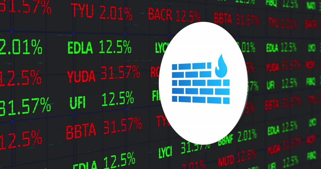 Stock Market Data with Security Interface Overlay