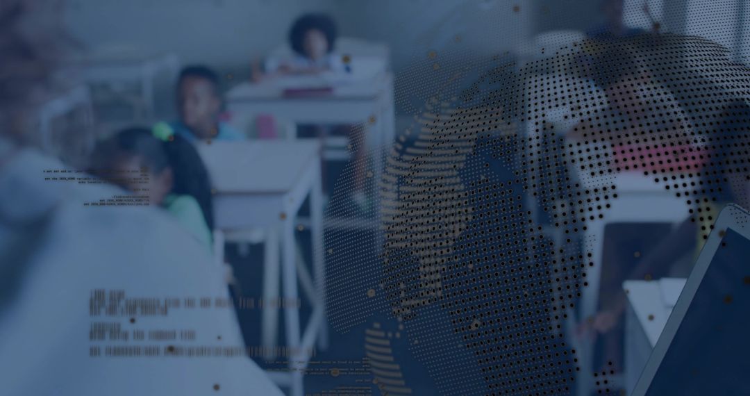 Female Educator Integrating Technology in Classroom Learning