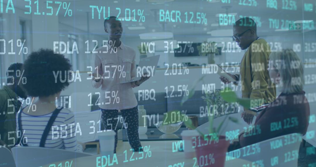 Financial Data Overlay in Diverse Business Meeting Environment