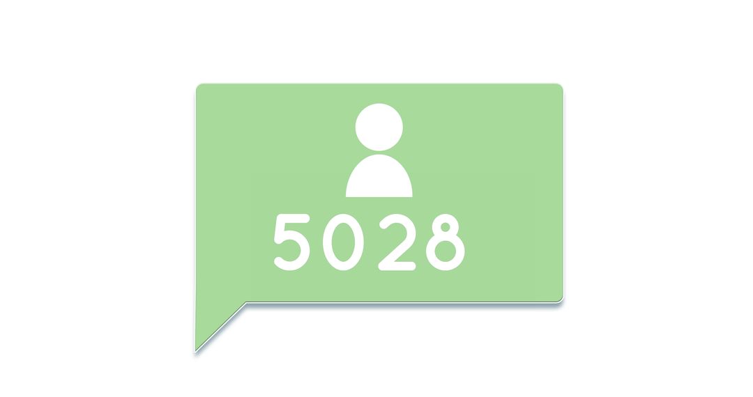 Green Notification Icon with Friend Request Count