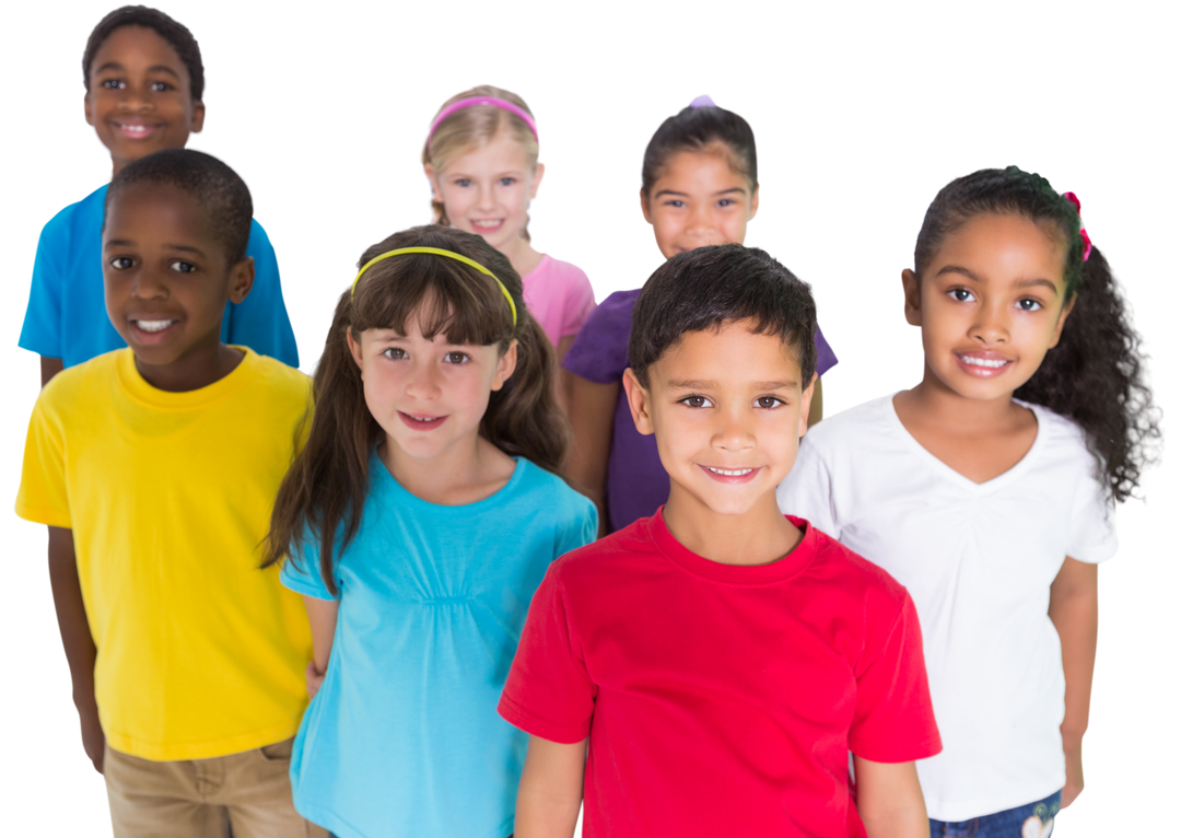 Diverse Group of Happy Children Transparent Background - Download Free Stock Images Pikwizard.com