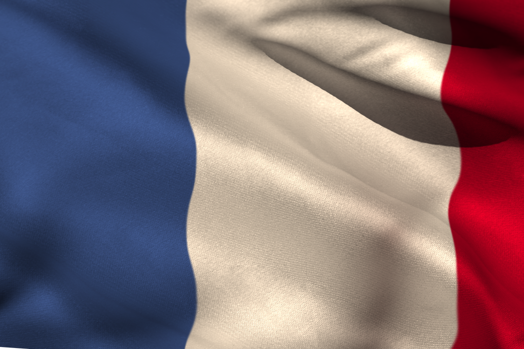 Close-Up of Transparent Waving Flag of France - Download Free Stock Images Pikwizard.com