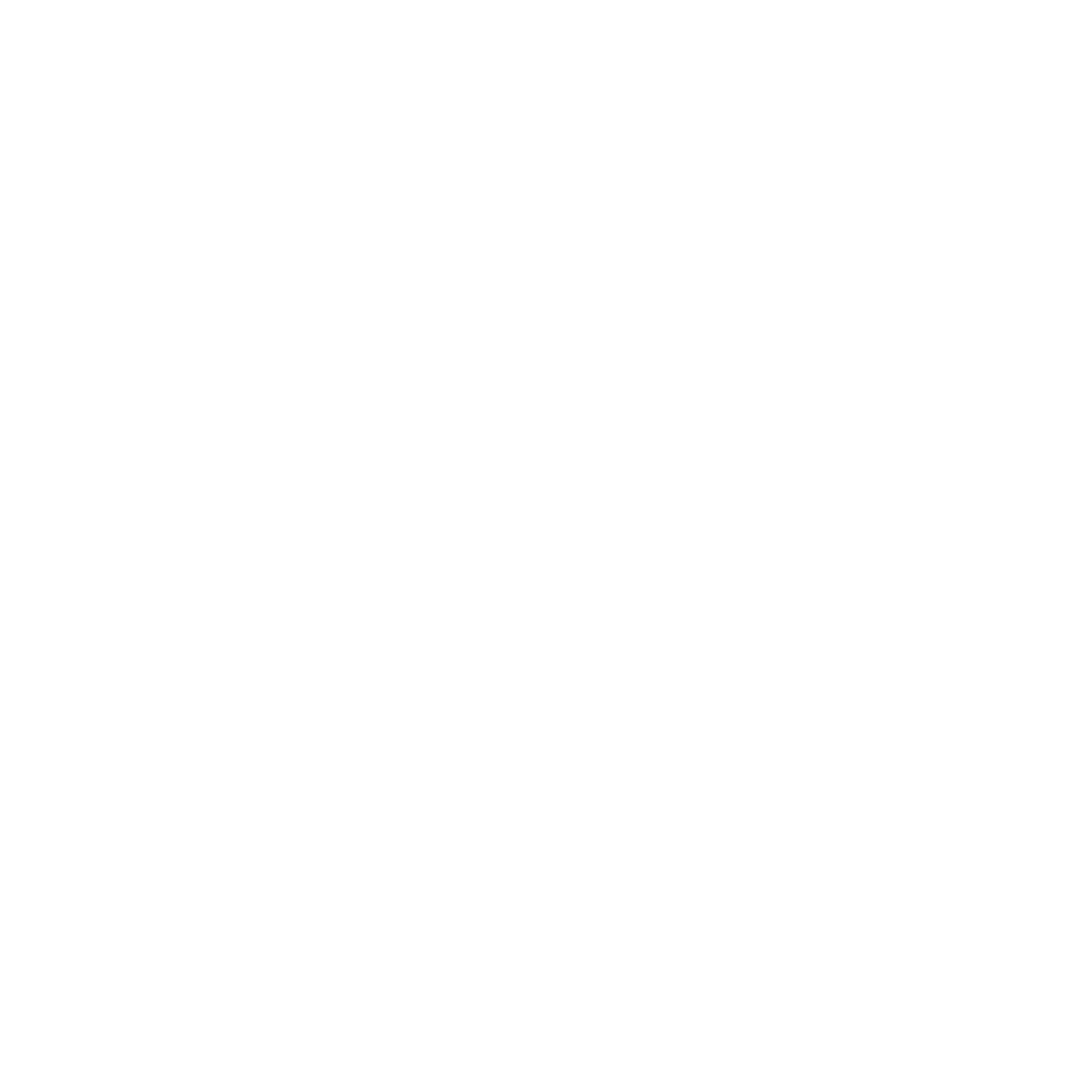 Minimalist Vertical White Lines on Transparent Background