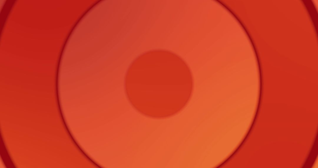 Vibrant Red Concentric Circles Background Design