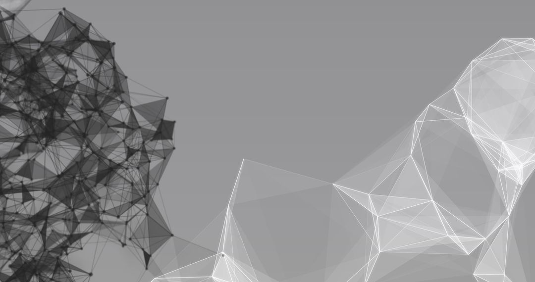 Abstract Geometric Network Design with Plexus Connections - Free Images, Stock Photos and Pictures on Pikwizard.com