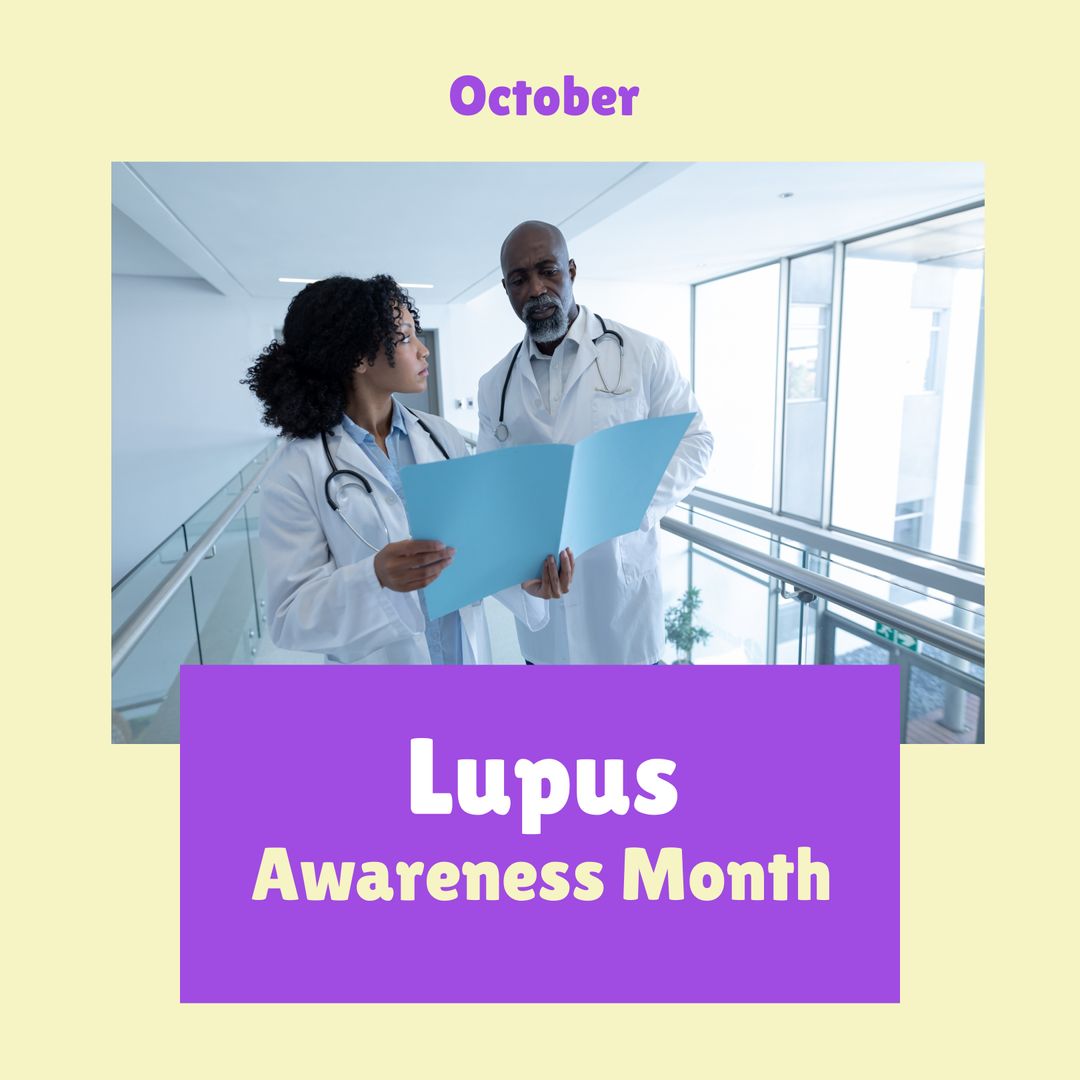 African American Doctors Discussing Lupus Awareness