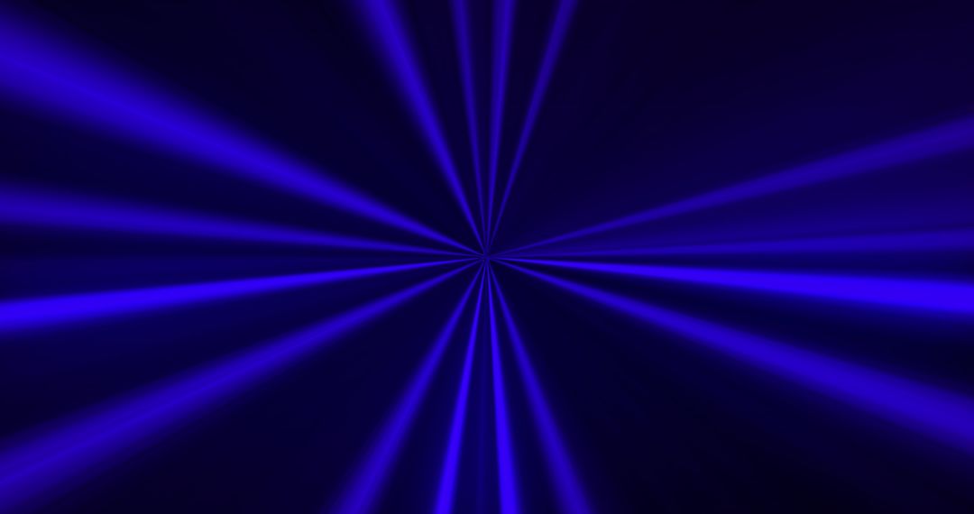 Radial Blue Light Trails on Dark Background